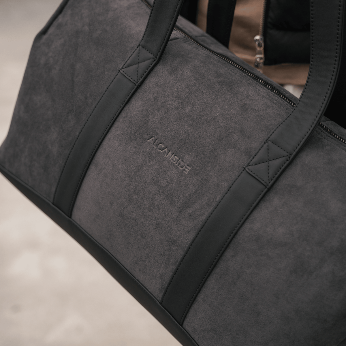 Alcantara Duffle Bag - Space Grey