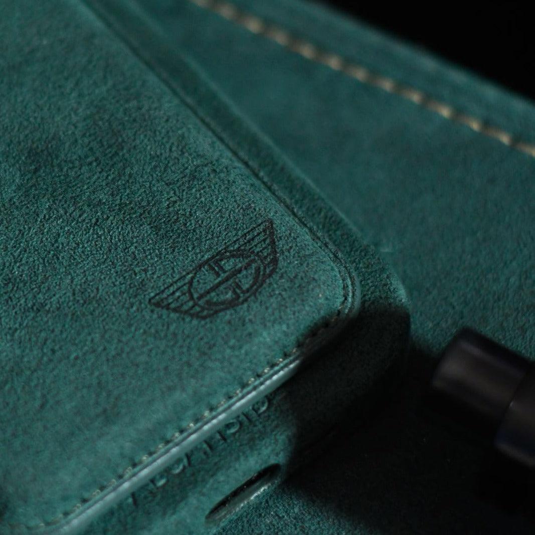 Donkervoort F22 - Alcantara MagSafe Wallet - Midnight Green