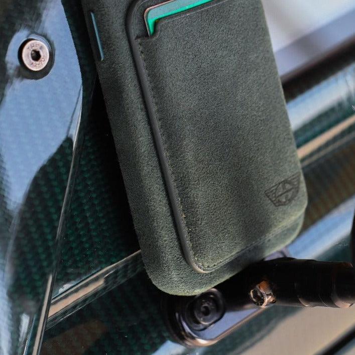 Donkervoort F22 - Alcantara MagSafe Wallet - Space Grey
