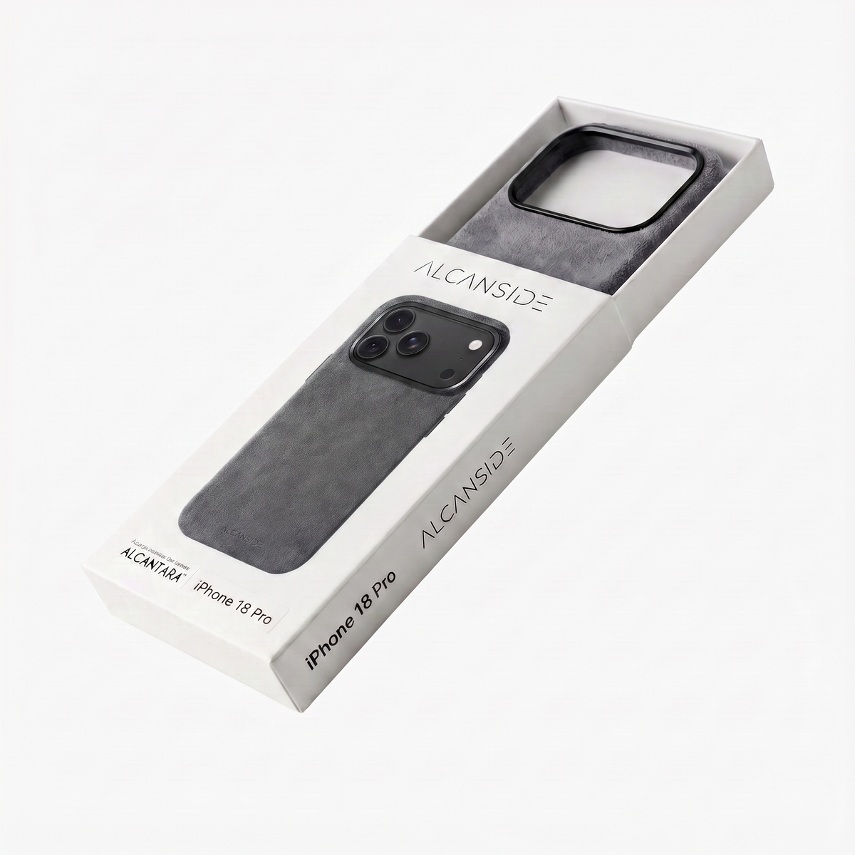 iPhone 18 Pro - Alcantara Case - Space Grey
