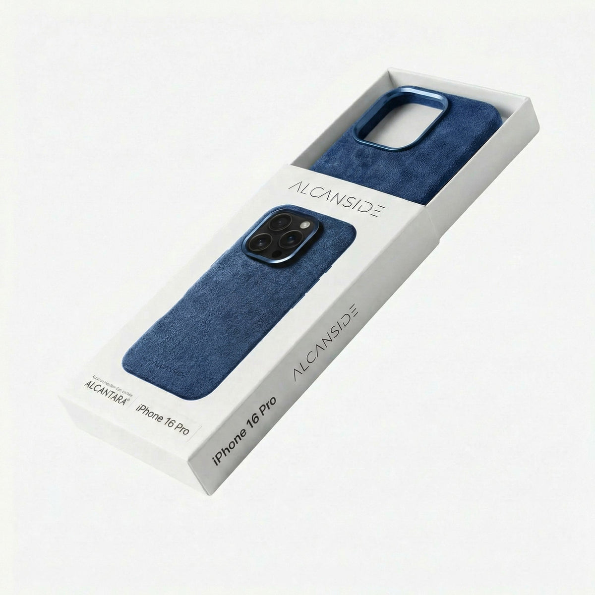 iPhone 16 Pro Max - Alcantara Case - Ocean blue