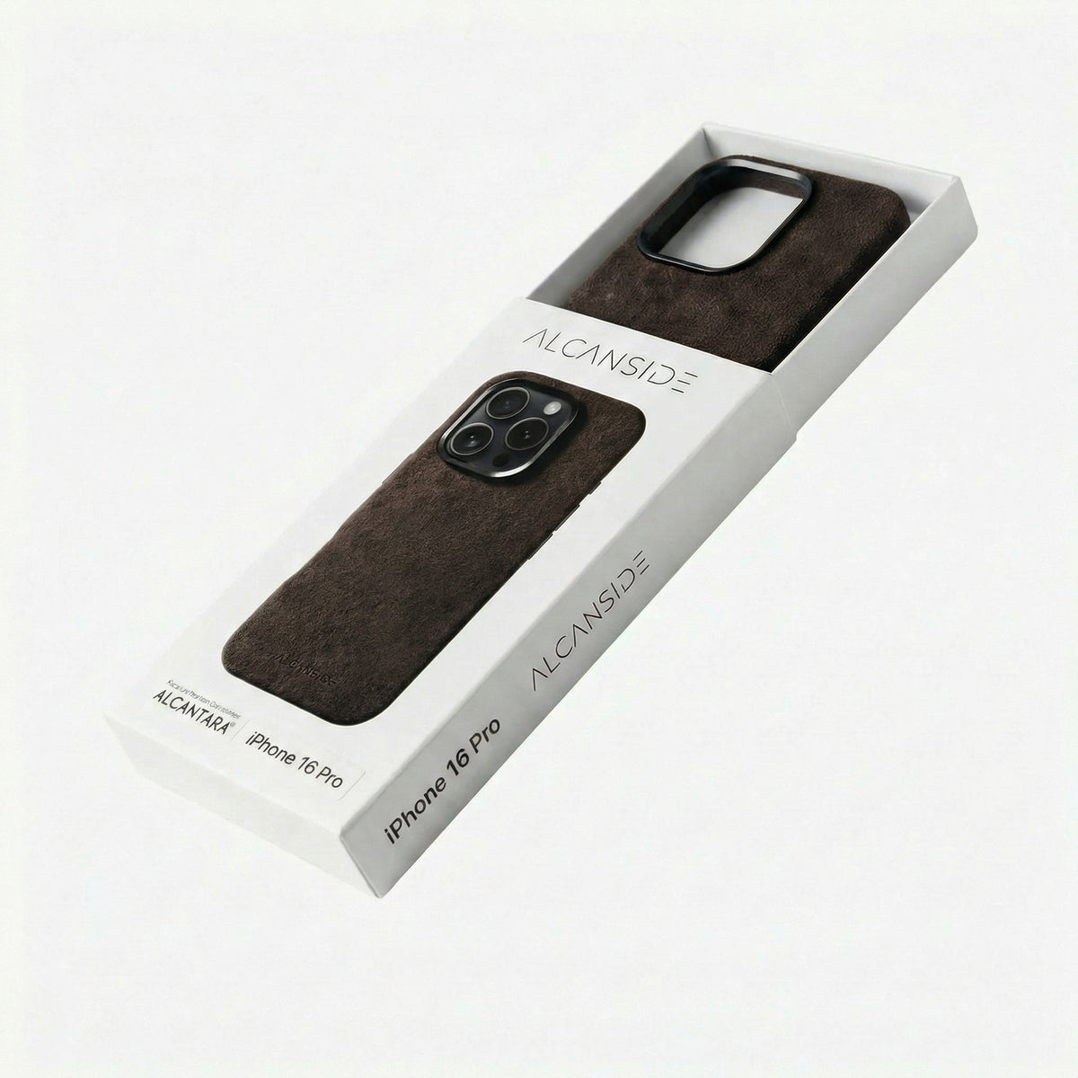 iPhone 16 Pro - Alcantara Case - Chocolate Brown