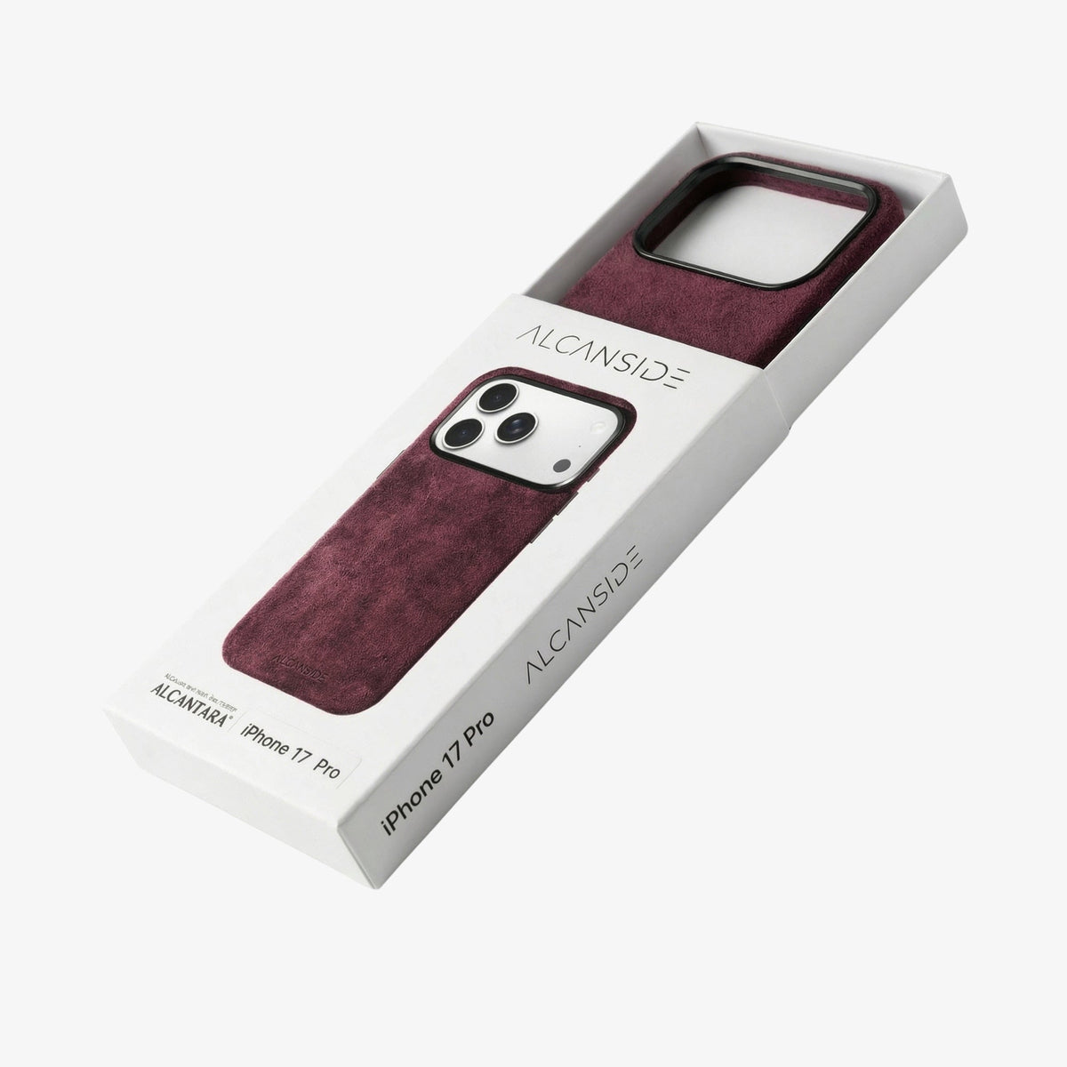 iPhone 17 Pro - Alcantara Case - Wine Red