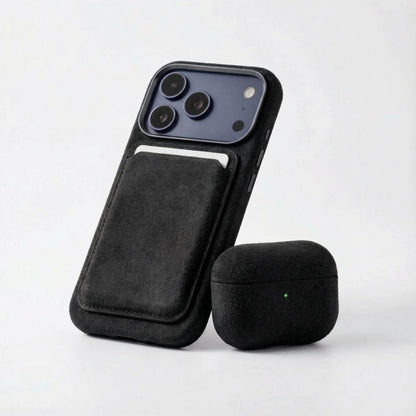 AirPods Pro (2nd Generation) Alcantara Case - Deep Black