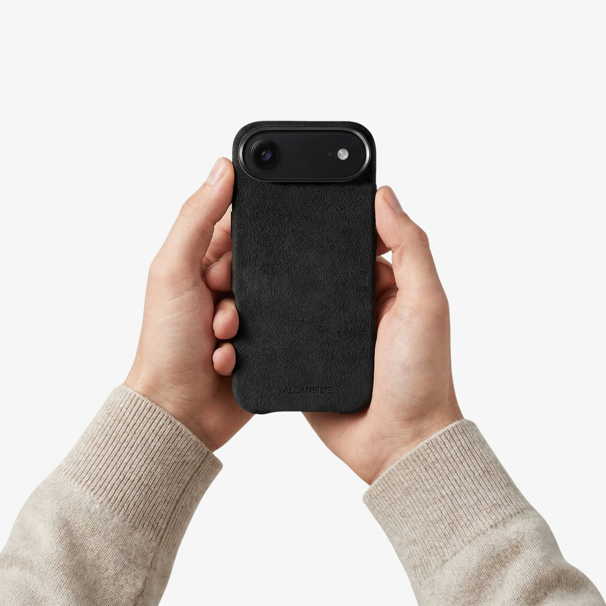 iPhone 17 Air - Alcantara Case - Deep Black