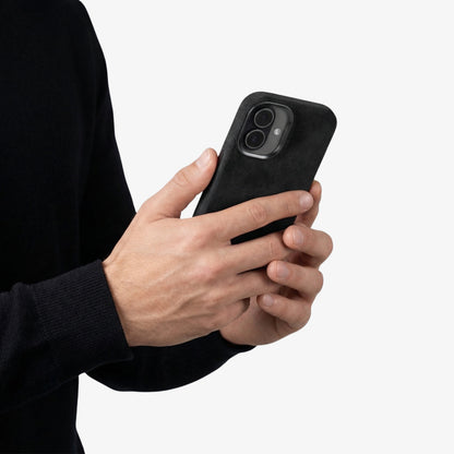 iPhone 17 - Alcantara Case - Deep Black