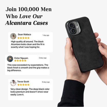 iPhone 17 - Alcantara Case - Deep Black