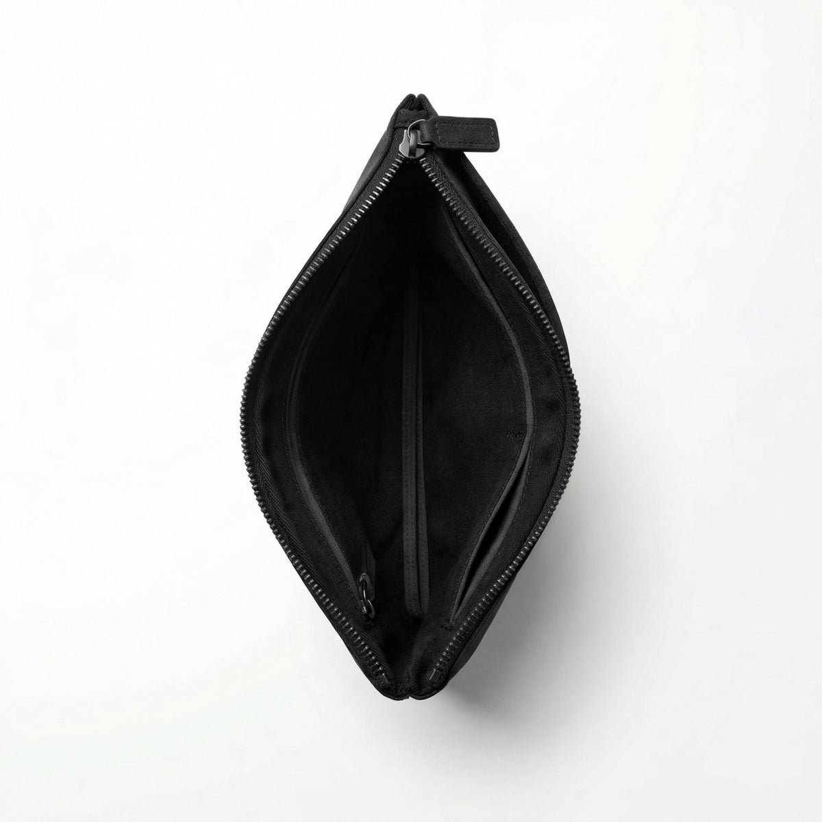 Alcantara Pouch - Deep Black