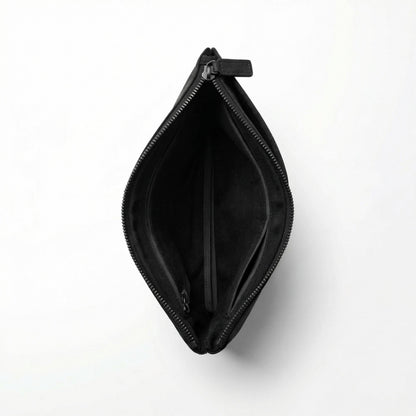 Alcantara Pouch - Deep Black