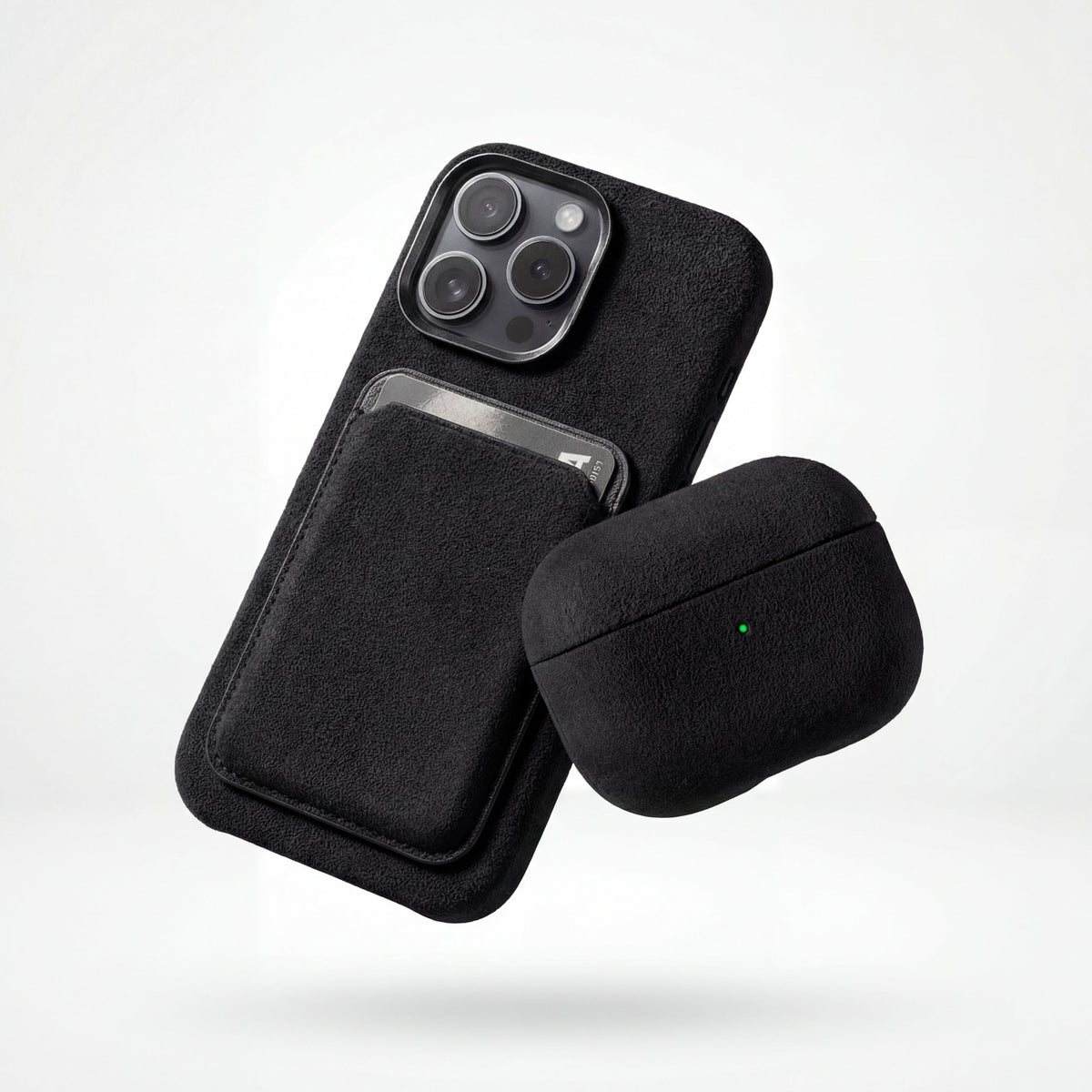 iPhone 15 Pro - Alcantara Case - Deep Black