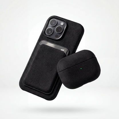 iPhone 15 Pro - Alcantara Case - Deep Black