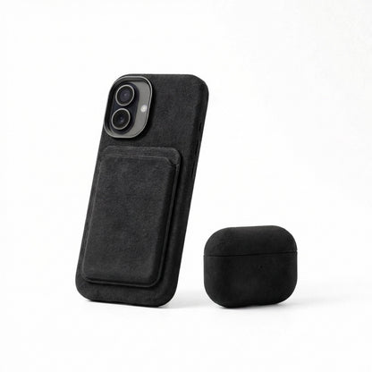 iPhone 16 - Alcantara Case - Deep Black