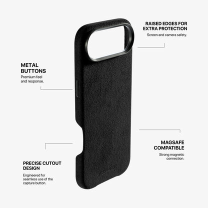 iPhone 17 Air - Alcantara Case - Deep Black