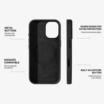 iPhone 17 - Alcantara Case - Deep Black