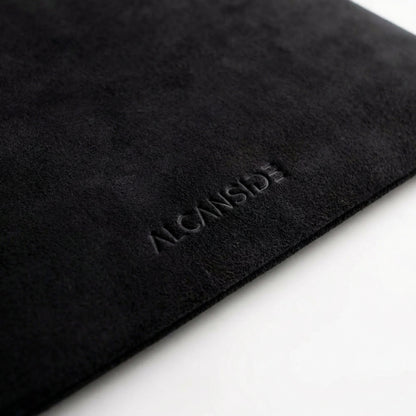 Alcantara Pouch - Deep Black