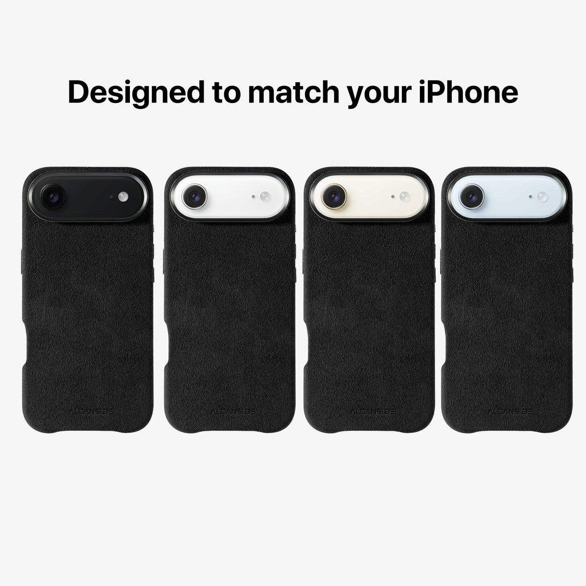 iPhone 17 Air - Alcantara Case - Deep Black