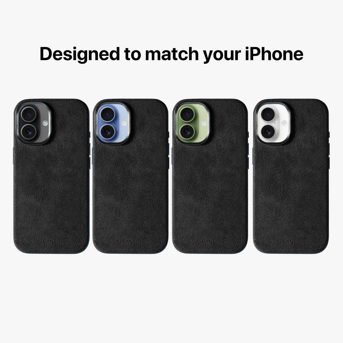iPhone 17 - Alcantara Case - Deep Black