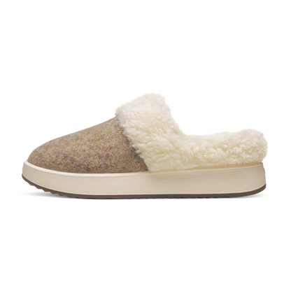 Women's Kiwi Slipper - Dark Camel (Stony Cream Sole)