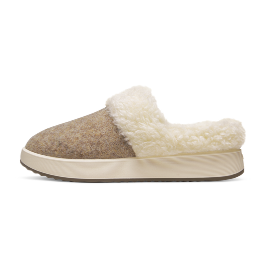 Women's Kiwi Slipper - Dark Camel (Stony Cream Sole)