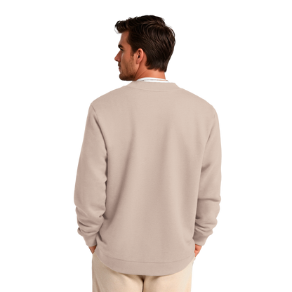 Men's Merino Blend Sweatshirt - Mushroom
