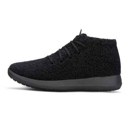 Men's Wool Runner-up Fluffs - Natural Black (Natural Black Sole)