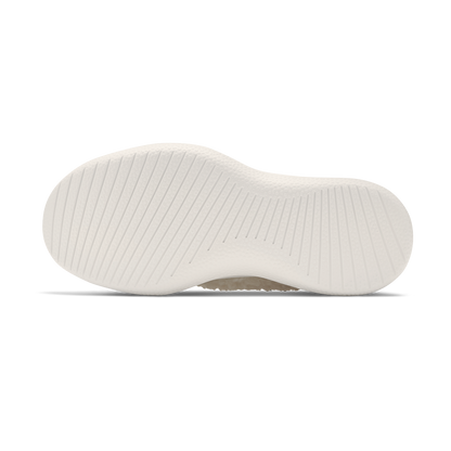 Smallbirds Wool Runners - Big Kids - Natural White Fluffs (Natural White Sole)