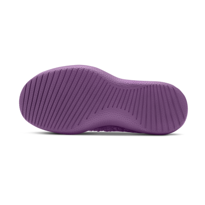 Smallbirds Wool Runners - Big Kids - Lux Purple Fluffs (Lux Purple Sole)