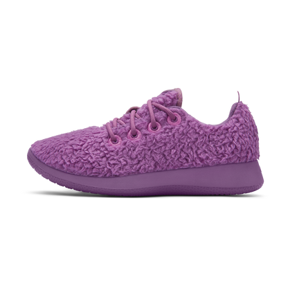Smallbirds Wool Runners - Big Kids - Lux Purple Fluffs (Lux Purple Sole)