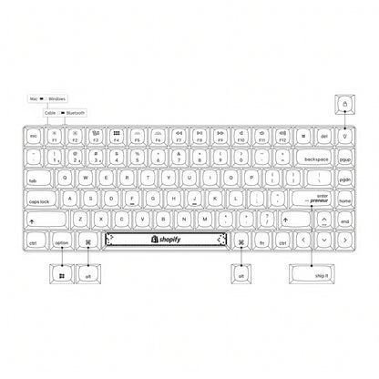 Shopify Keyboard Blue