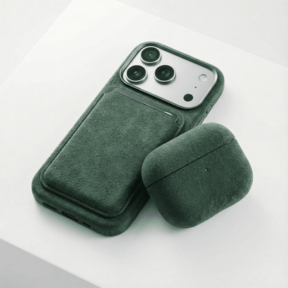 AirPods Pro (3rd Generation) Alcantara Case - Midnight Green