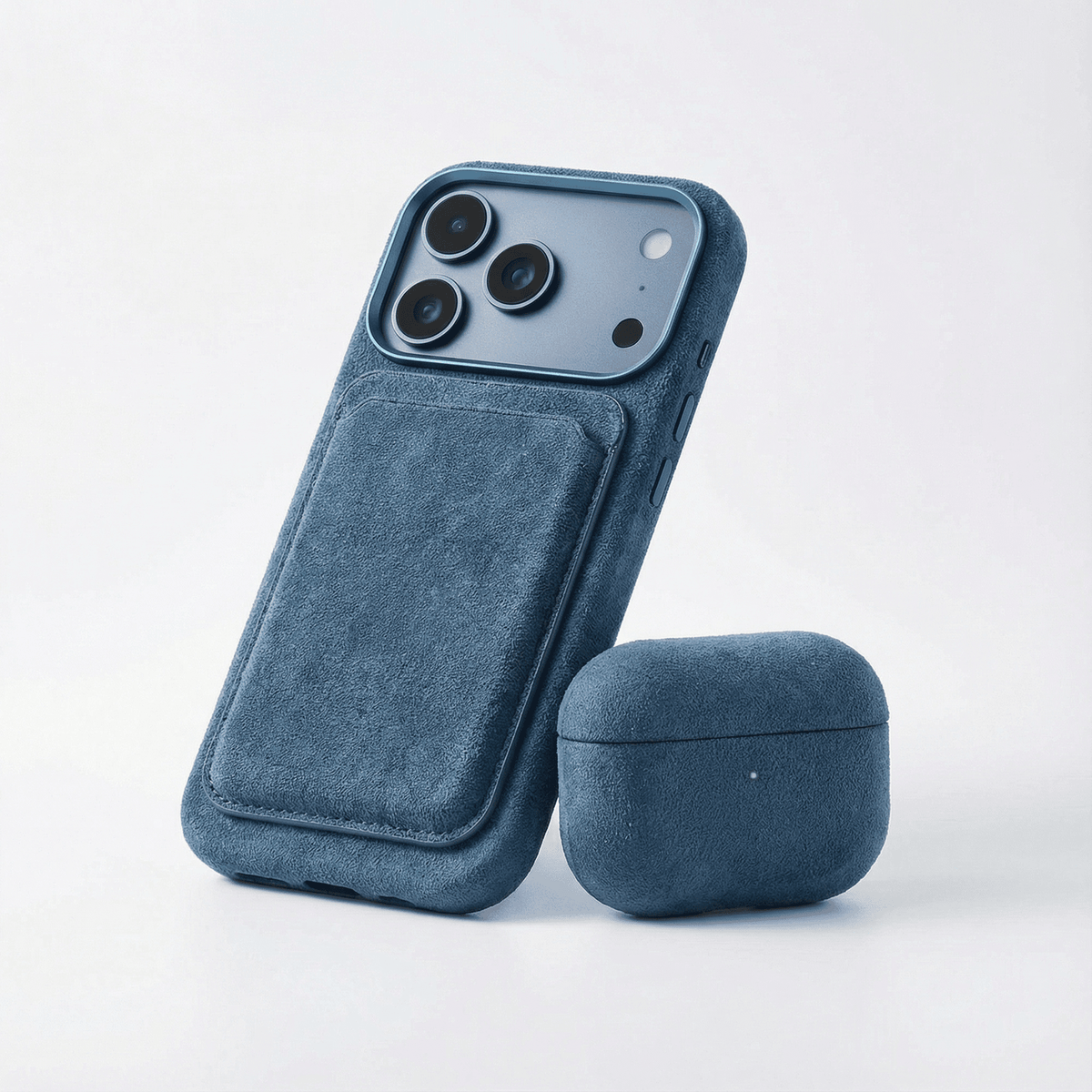 AirPods Pro (3rd Generation) Alcantara Case - Ocean Blue