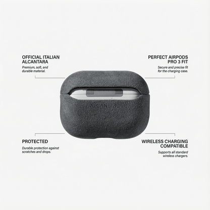 AirPods Pro (3rd Generation) Alcantara Case - Space Grey