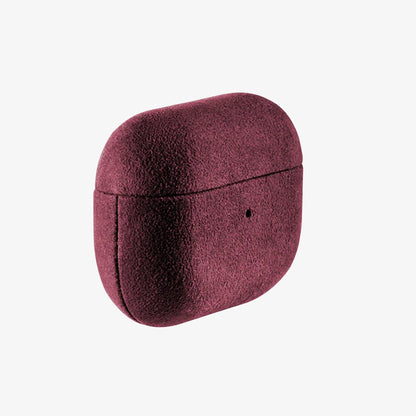 AirPods Pro Alcantara Case - Wine Red