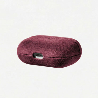 AirPods Pro Alcantara Case - Wine Red