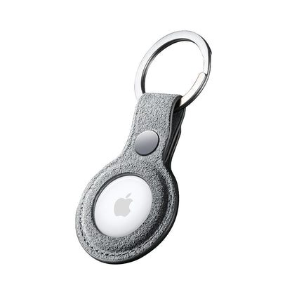 Alcantara AirTag Key Ring - Nardo Gray
