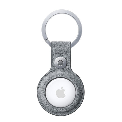 Alcantara AirTag Key Ring - Nardo Gray