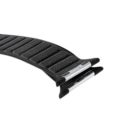 Alcantara Apple Watch Band - Deep Black - 42/44/45/46mm & Ultra (49mm)