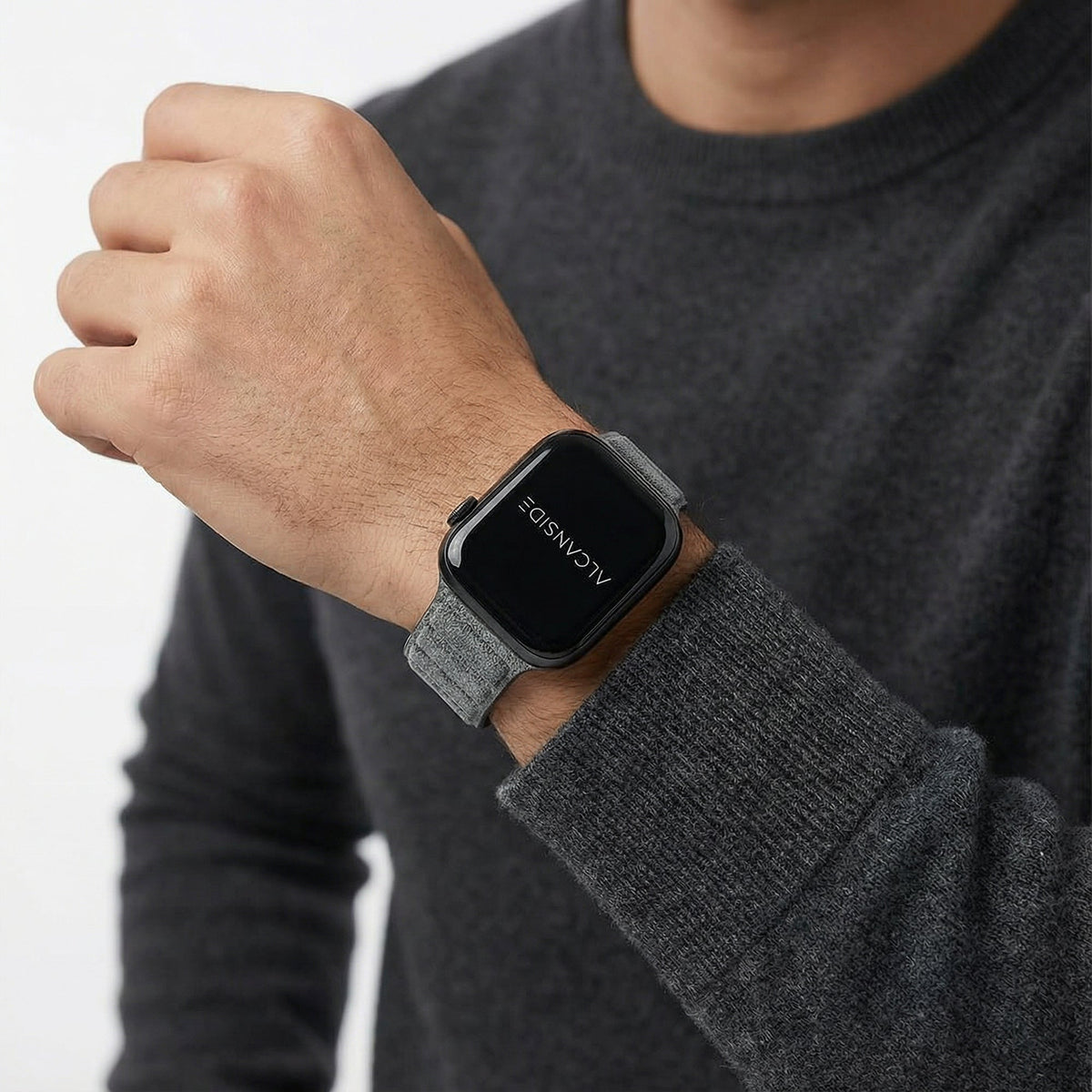 Alcantara Apple Watch Band - Nardo Gray - 38/40/41/42mm