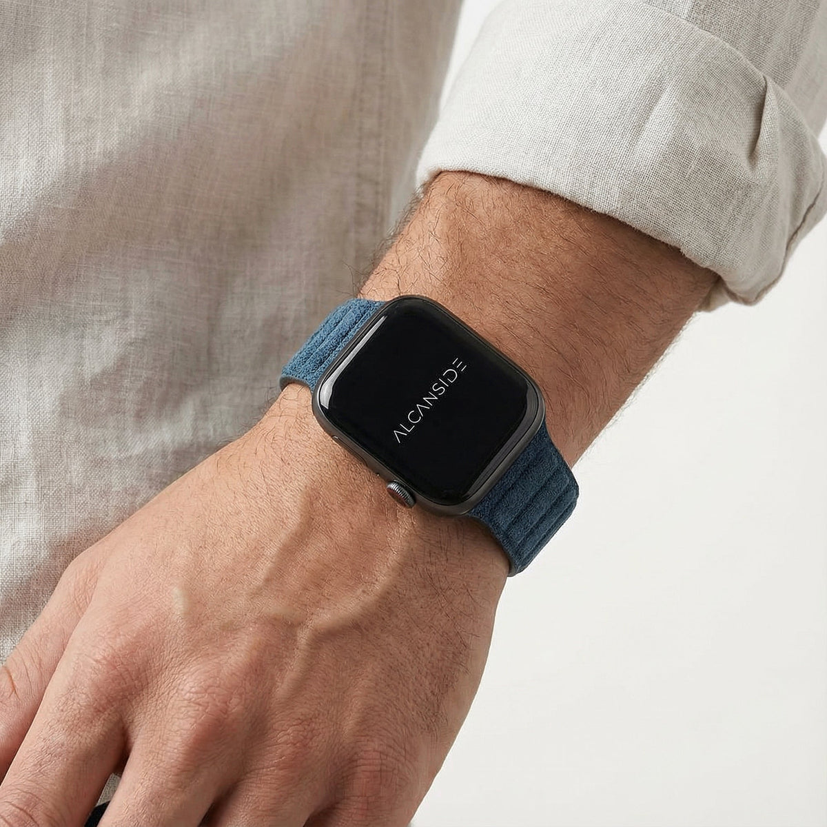 Alcantara Apple Watch Band - Ocean Blue - 38/40/41/42mm