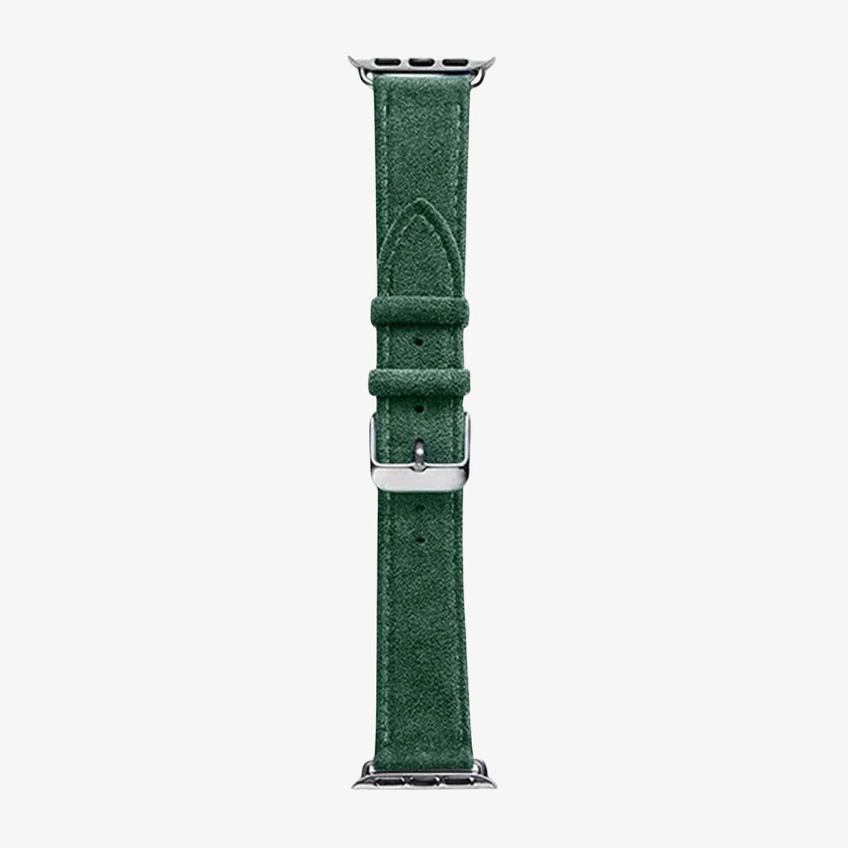 Alcantara Apple Watch Band With Buckle - Midnight Green - 42/44/45/46mm & Ultra (49mm)