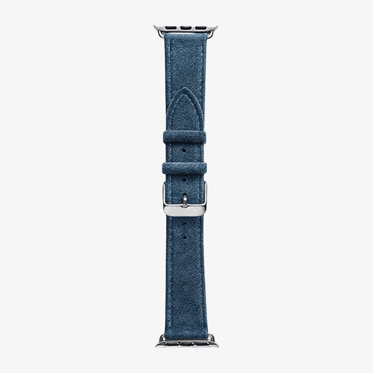 Alcantara Apple Watch Band With Buckle - Ocean Blue - 42/44/45/46mm & Ultra (49mm)