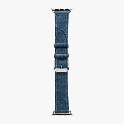 Alcantara Apple Watch Band With Buckle - Ocean Blue - 38/40/41/42mm