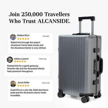 Alcantara Cabin Luggage - Space Grey