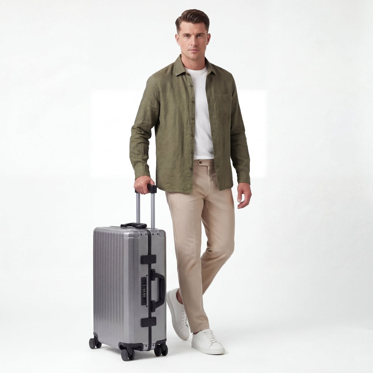 Alcantara Cabin Luggage - Space Grey