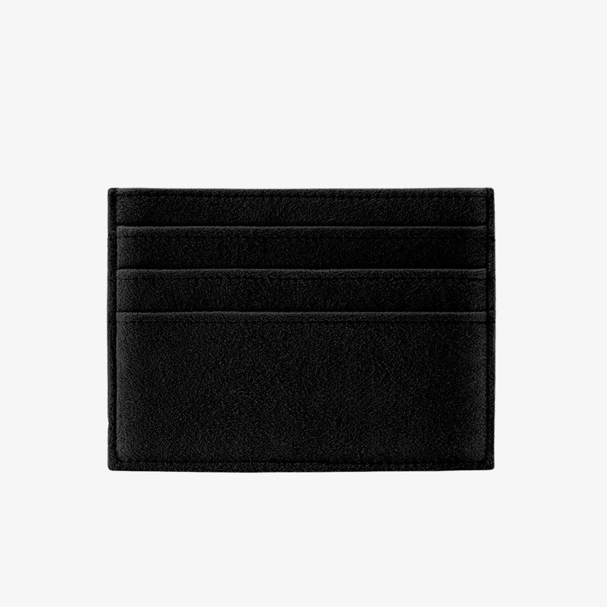 Alcantara Card Wallet - Deep Black