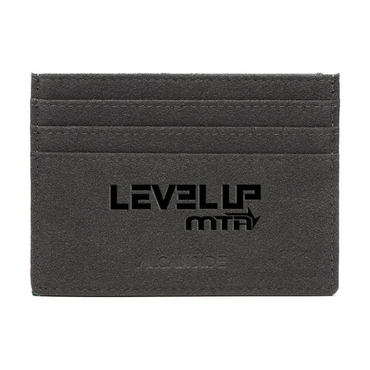 Alcantara Card Wallet - LEVEL UP MTA - Space Grey