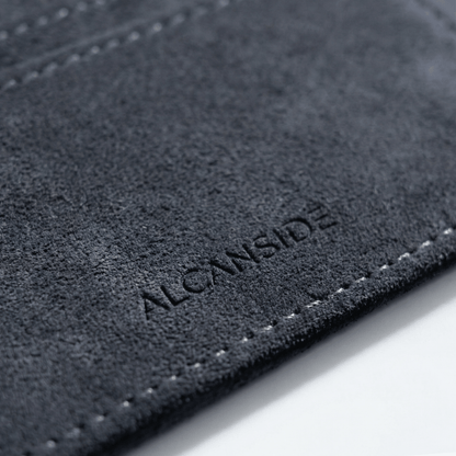 Alcantara Card Wallet - Space Grey