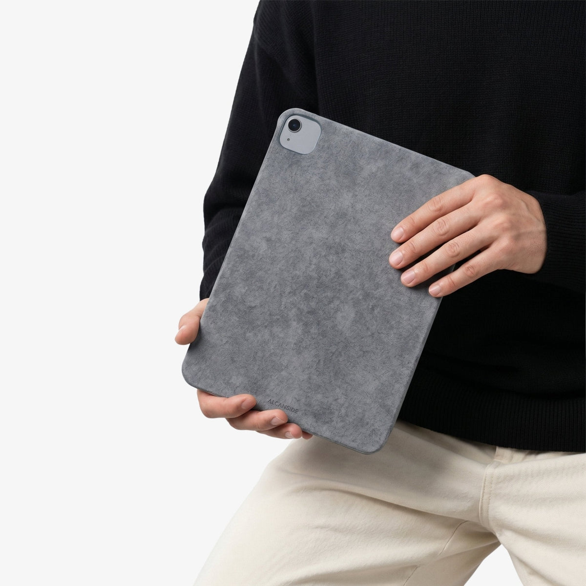 Alcantara iPad Cover - For iPad Air 11 inch (2024/2026) - Nardo Gray
