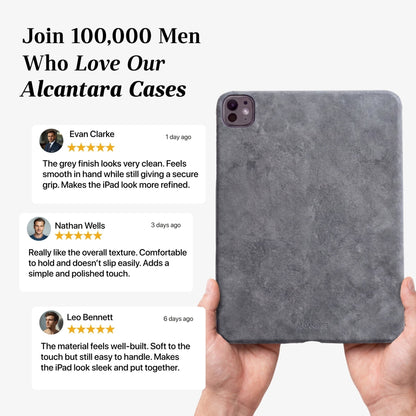 Alcantara iPad Cover - For iPad Pro (11 inch) - Nardo Gray