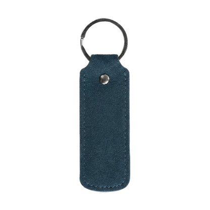 Alcantara Keychain - Navy Blue